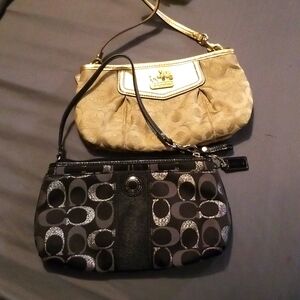 Small coach clutches $25 each pls specify which color you want at purchase